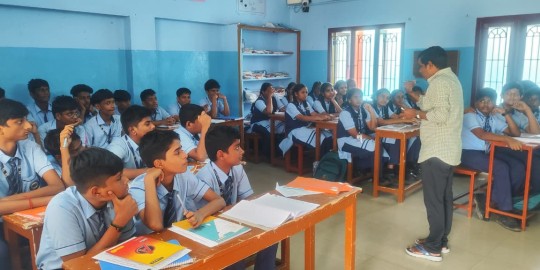 Niraivagam training team - Fr. Yacop SDB and Mr.Selva successfully conducted a Workshop on Exam Readiness