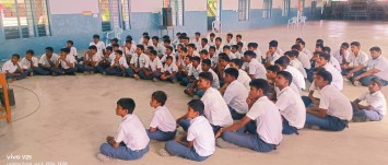 Leadership Skills training programme for 67 student leaders at Dominic Savio MHSS, Tirupattur.