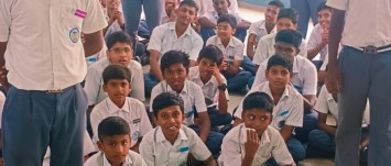 Leadership Skills training programme for 67 student leaders at Dominic Savio MHSS, Tirupattur.