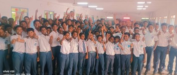 Leadership Skills training programme for 67 student leaders at Dominic Savio MHSS, Tirupattur.