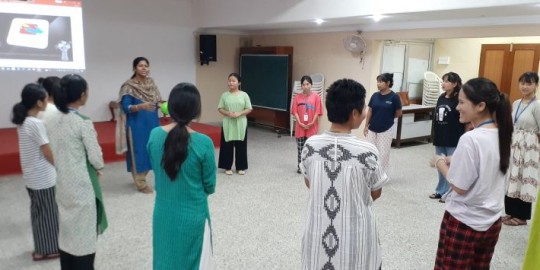 Psychological Well-being Workshop for the Manipur students