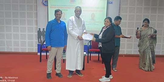 Valedictory Function of the 80-hour Hands-on Certificate Course on Counselling and Psychotherapy
